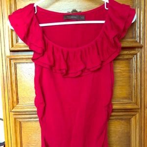 ♥️Red Ruffled Tank Top♥️